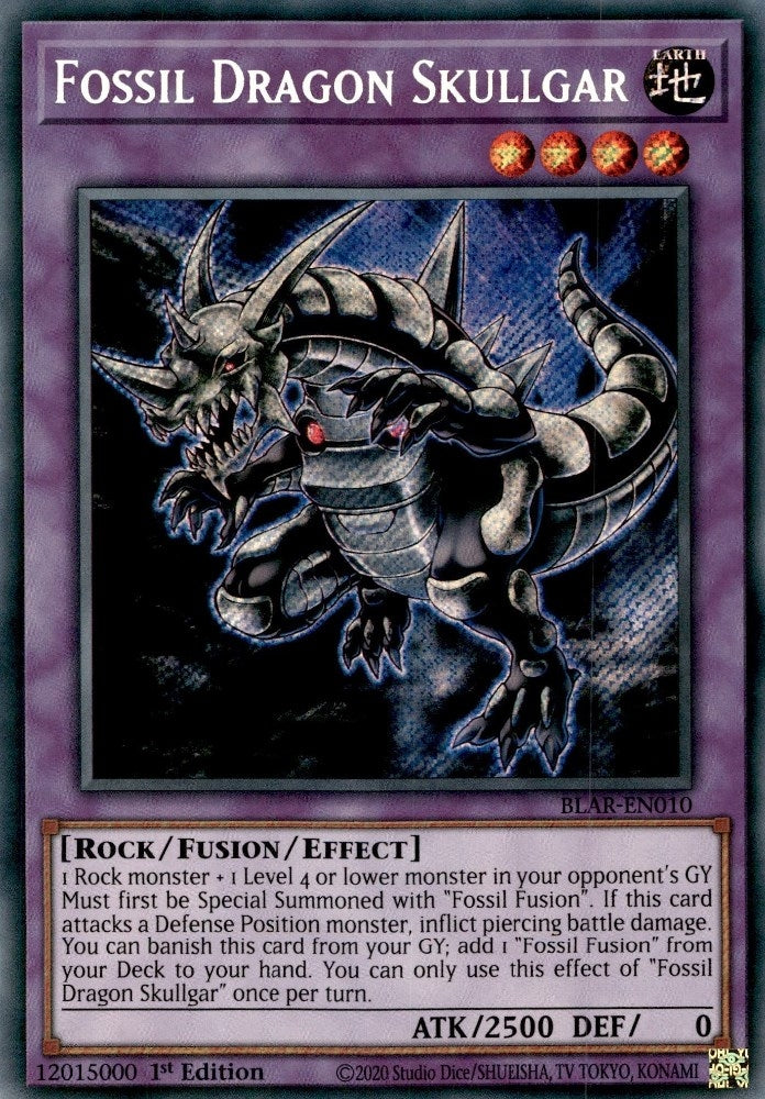 Image for Fossil Dragon Skullgar (BLAR-EN010) (BLAR) - YuGiOh