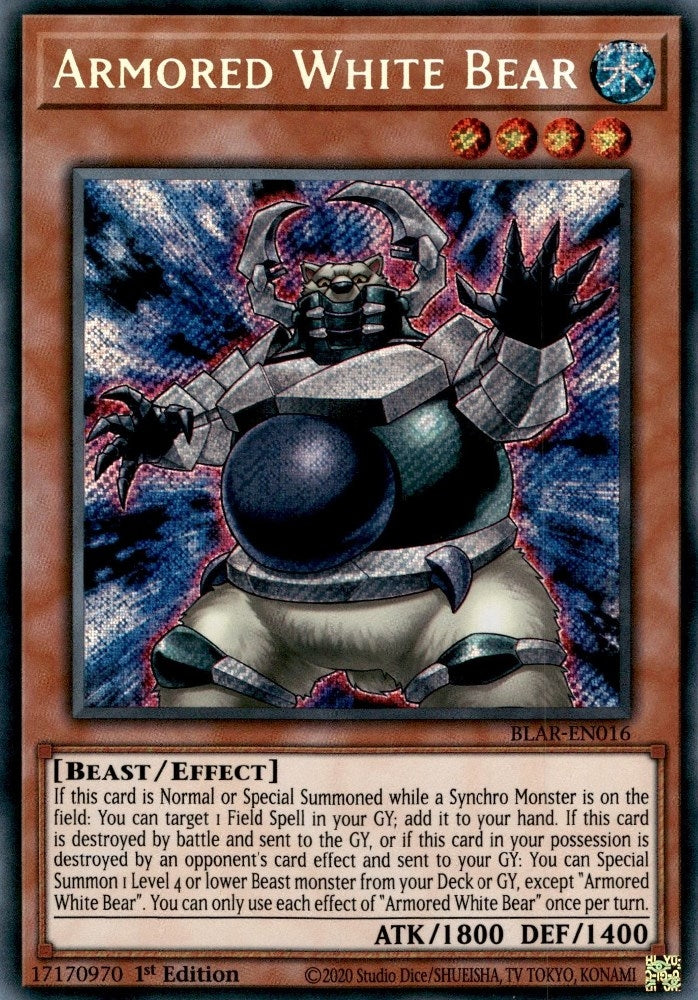 Image for Armored White Bear (BLAR-EN016) (BLAR) - YuGiOh