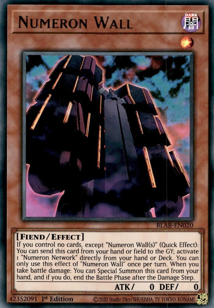 Image for Numeron Wall (BLAR-EN020) (BLAR) - YuGiOh