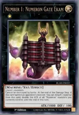 Image for Number 1: Numeron Gate Ekam (BLAR-EN022) (BLAR) - YuGiOh