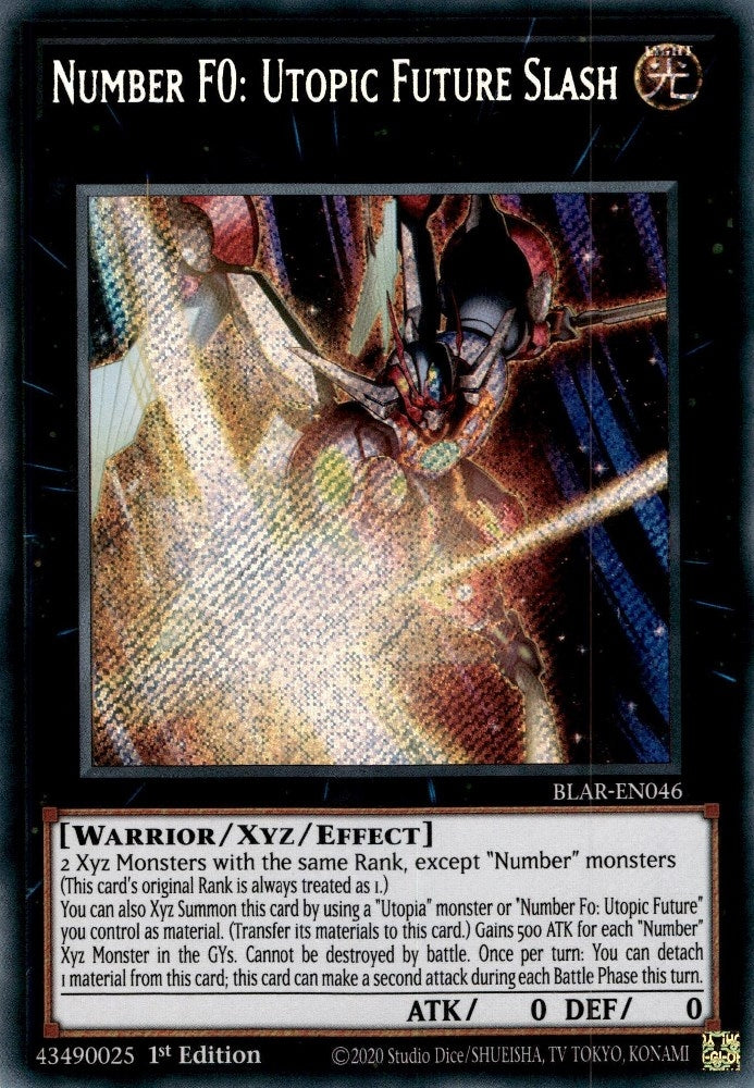 Image for Number F0: Utopic Future Slash (BLAR-EN046) (BLAR) - YuGiOh