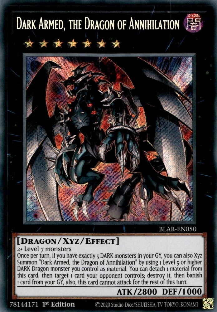 Image for Dark Armed, the Dragon of Annihilation (BLAR-EN050) (BLAR) - YuGiOh