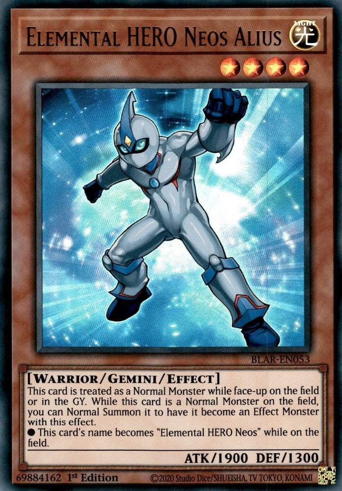 Image for Elemental HERO Neos Alius (BLAR-EN053) (BLAR) - YuGiOh