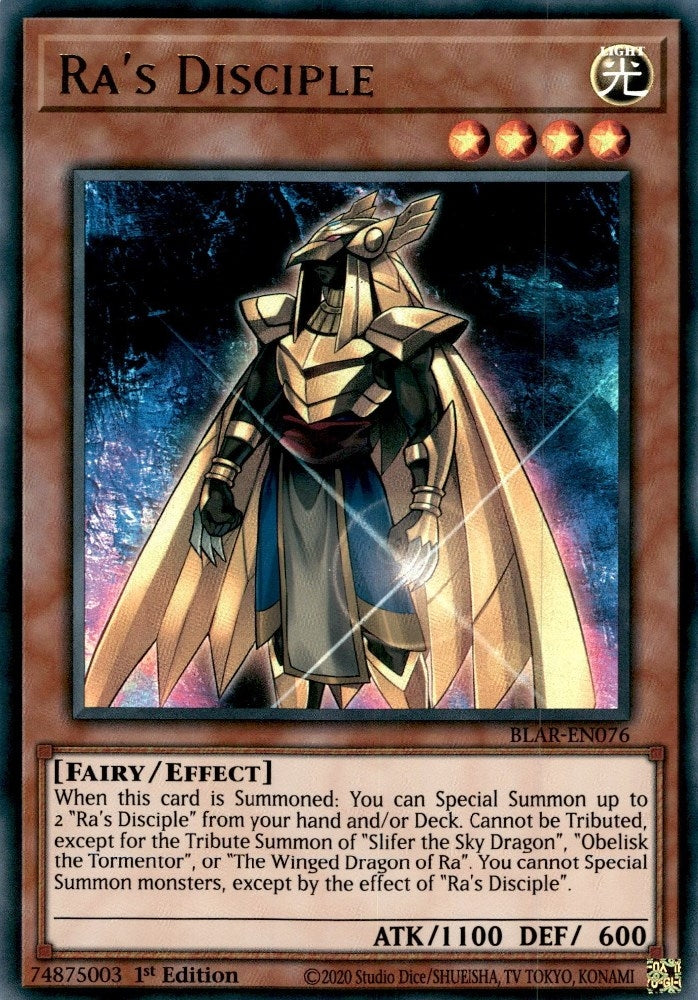 Image for Ra's Disciple (BLAR-EN076) (BLAR) - YuGiOh