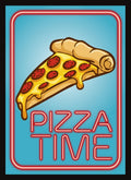 Image for Double Matte Art Sleeve - Pizza Time (50-Pack) - Card Sleeves