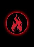 Image for Double Matte Art Sleeve - Absolute Iconic Fire (50-Pack) - Card Sleeves