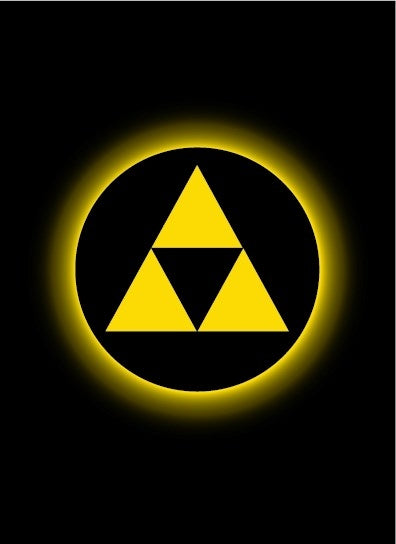 Image for Double Matte Art Sleeve - Absolute Iconic Triforce (50-Pack) - Card Sleeves