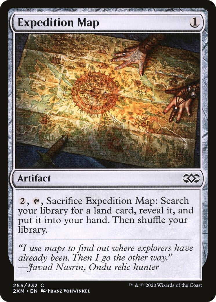Image for Expedition Map (255) (Double Masters) - Magic: The Gathering