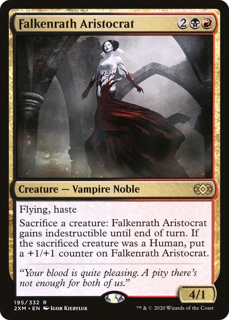 Image for Falkenrath Aristocrat (195) (Double Masters) - Magic: The Gathering