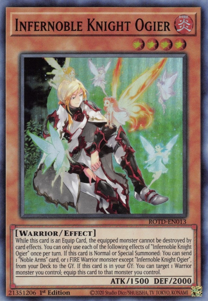 Image for Infernoble Knight Ogier (ROTD-EN013) (ROTD) - YuGiOh