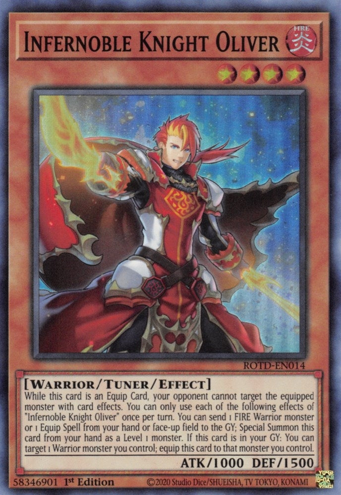 Image for Infernoble Knight Oliver (ROTD-EN014) (ROTD) - YuGiOh