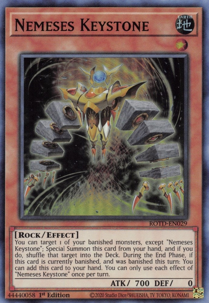 Image for Nemeses Keystone (ROTD-EN029) (ROTD) - YuGiOh