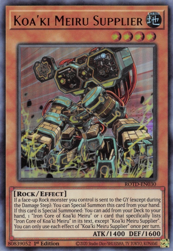 Image for Koa'ki Meiru Supplier (ROTD-EN030) (ROTD) - YuGiOh