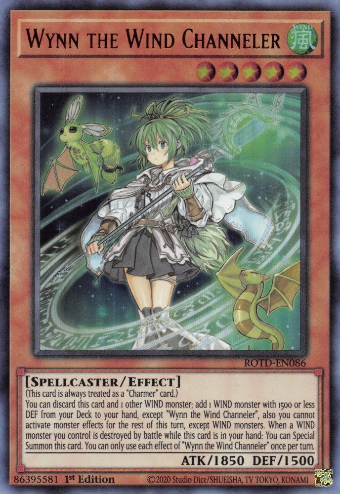 Image for Wynn the Wind Channeler (ROTD-EN086) (ROTD) - YuGiOh