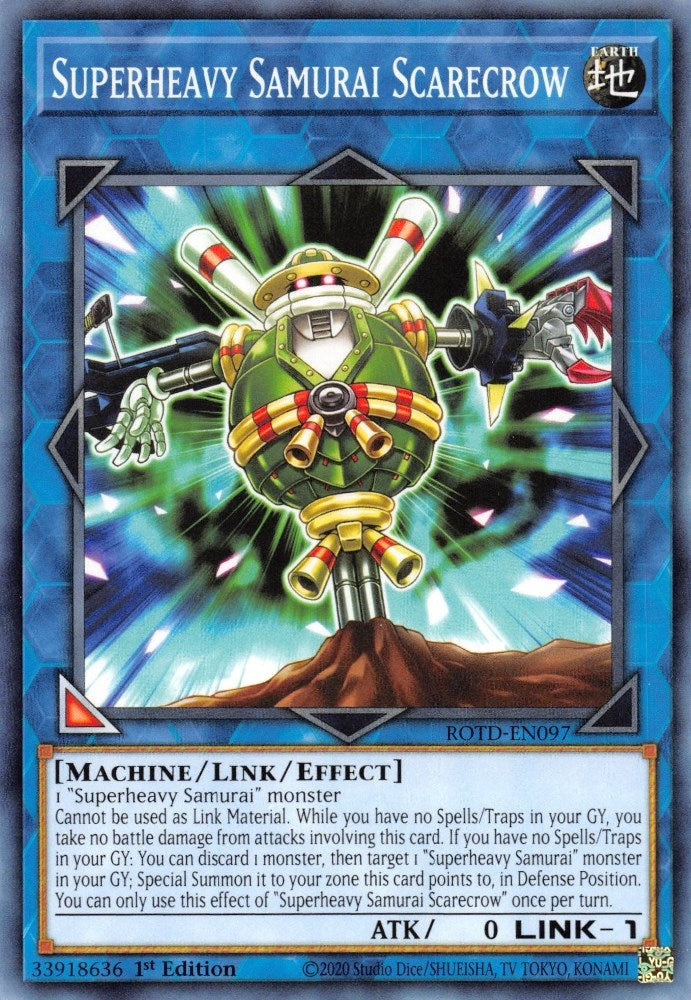 Image for Superheavy Samurai Scarecrow (ROTD-EN097) (ROTD) - YuGiOh