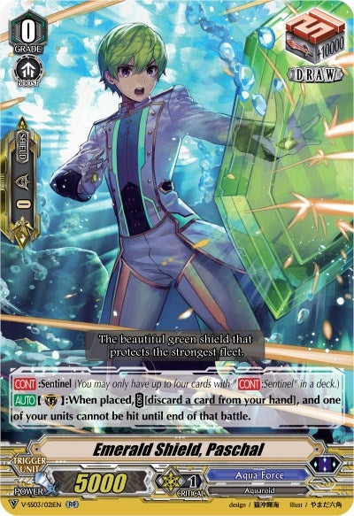 Image for Emerald Shield, Paschal (V-SS03/021EN) (V-SS03: Festival Collection) - Cardfight Vanguard
