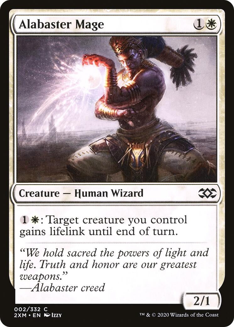 Image for Alabaster Mage (2) (Double Masters) - Magic: The Gathering