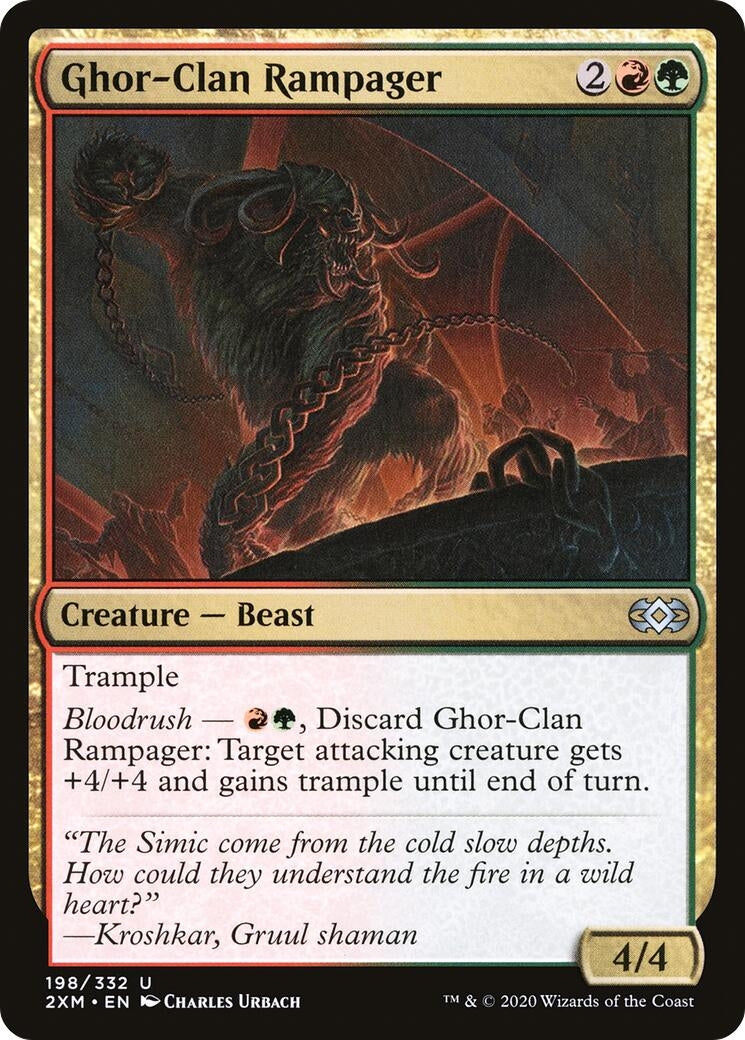 Image for Ghor-Clan Rampager (198) (Double Masters) - Magic: The Gathering