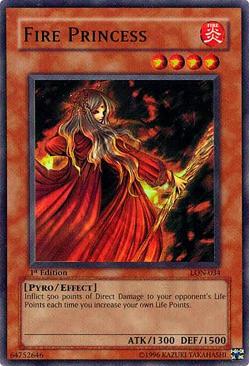Image for Fire Princess (LON-034) (LON) - YuGiOh