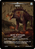 Image for Bone Scavager (Full Art) (LGS-013) (Argent Saga Promos) - Argent Saga TCG
