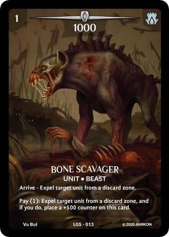 Image for Bone Scavager (Full Art) (LGS-013) (Argent Saga Promos) - Argent Saga TCG