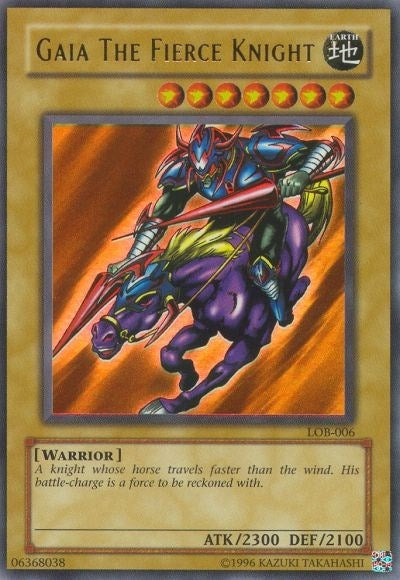 Image for Gaia The Fierce Knight (LOB-006) (LOB) - YuGiOh