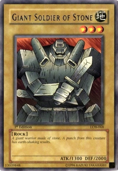 Image for Giant Soldier of Stone (LOB-068) (LOB) - YuGiOh