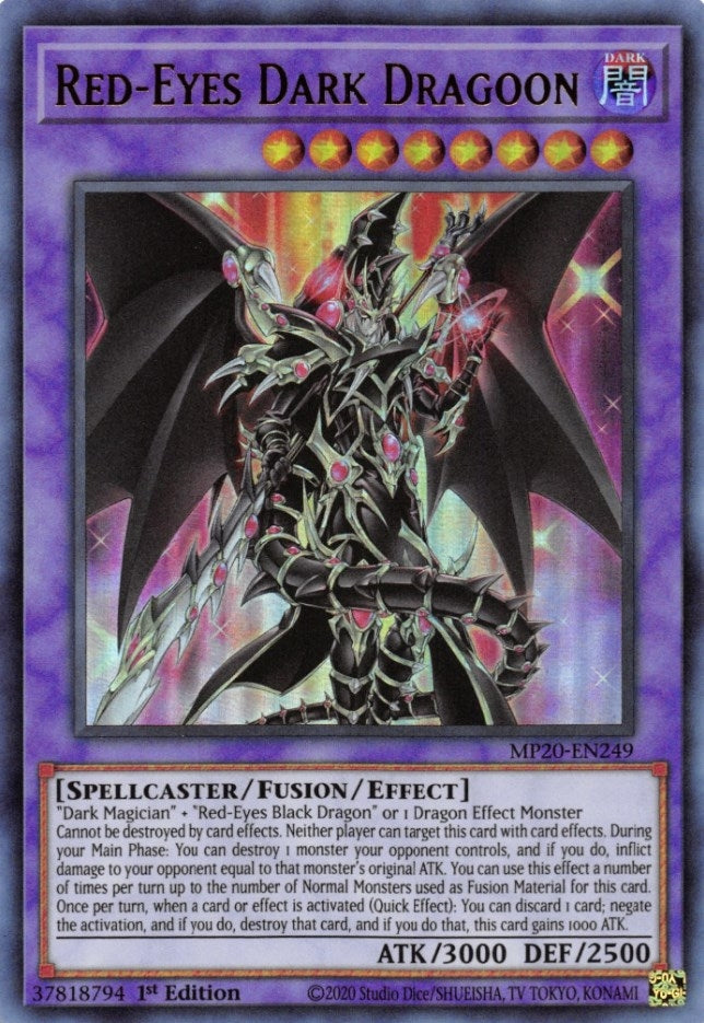 Image for Red-Eyes Dark Dragoon (MP20-EN249) (MP20) - YuGiOh