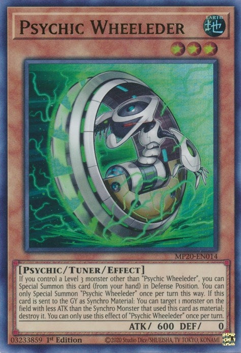 Image for Psychic Wheeleder (MP20-EN014) (MP20) - YuGiOh