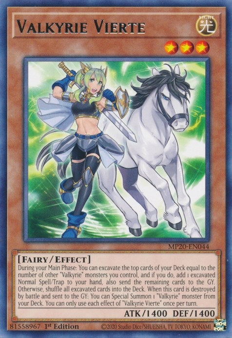 Image for Valkyrie Vierte (MP20-EN044) (MP20) - YuGiOh