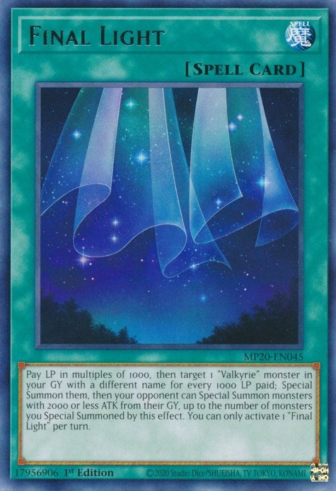 Image for Final Light (MP20-EN045) (MP20) - YuGiOh