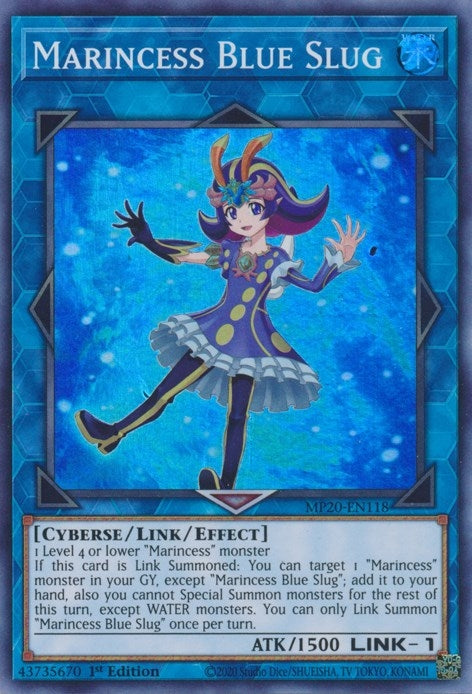 Image for Marincess Blue Slug (MP20-EN118) (MP20) - YuGiOh