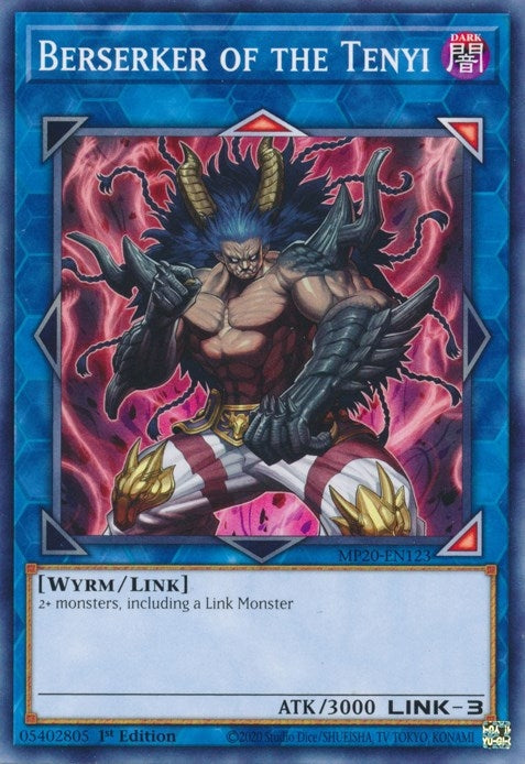 Image for Berserker of the Tenyi (MP20-EN123) (MP20) - YuGiOh