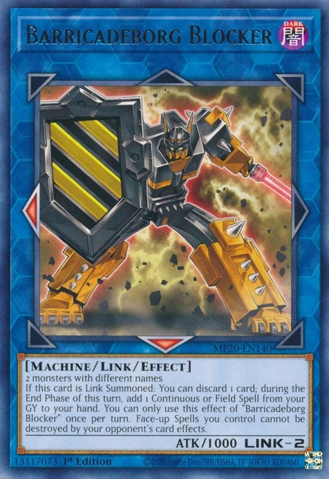 Image for Barricadeborg Blocker (MP20-EN140) (MP20) - YuGiOh