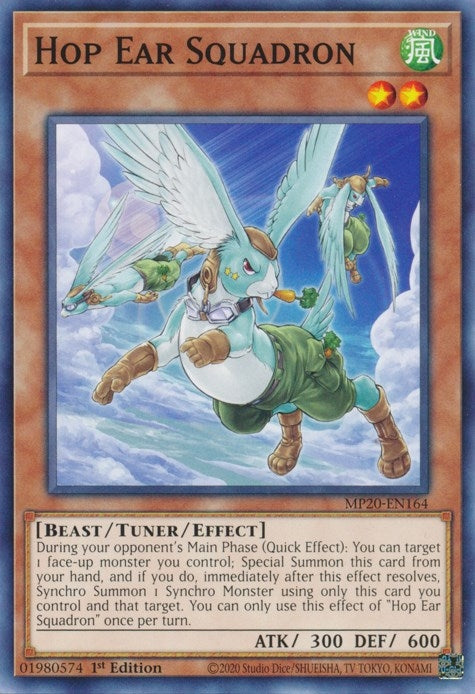 Image for Hop Ear Squadron (MP20-EN164) (MP20) - YuGiOh