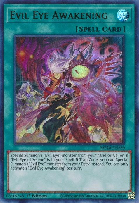 Image for Evil Eye Awakening (MP20-EN239) (MP20) - YuGiOh