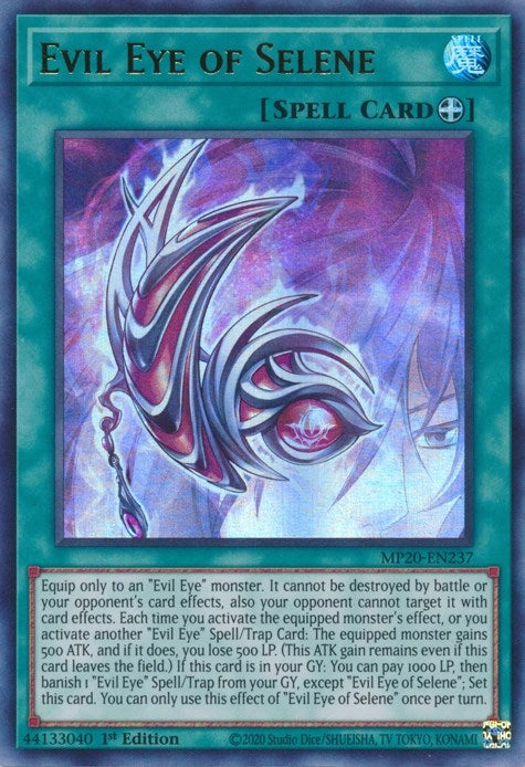 Image for Evil Eye of Selene (MP20-EN237) (MP20) - YuGiOh