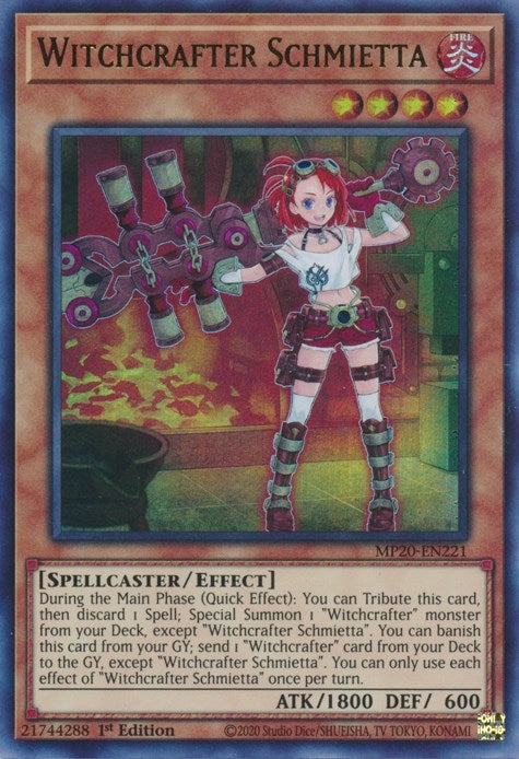 Image for Witchcrafter Schmietta (MP20-EN221) (MP20) - YuGiOh