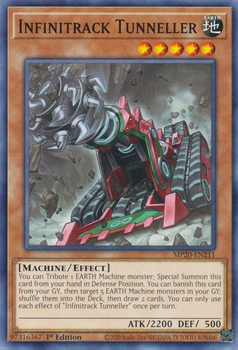 Image for Infinitrack Tunneller (MP20-EN211) (MP20) - YuGiOh