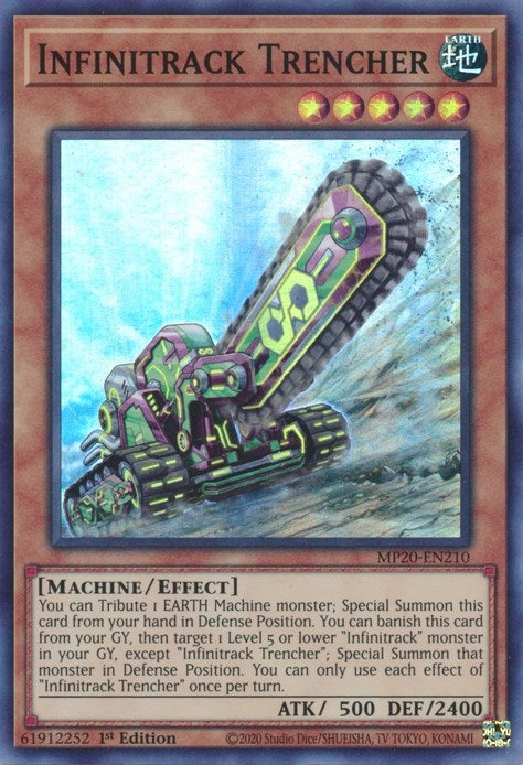 Image for Infinitrack Trencher (MP20-EN210) (MP20) - YuGiOh