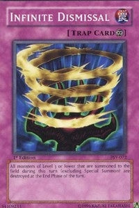 Image for Infinite Dismissal (PSV-072) (PSV) - YuGiOh