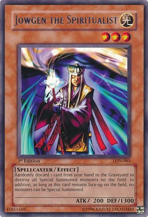 Image for Jowgen the Spiritualist (LON-061) (LON) - YuGiOh