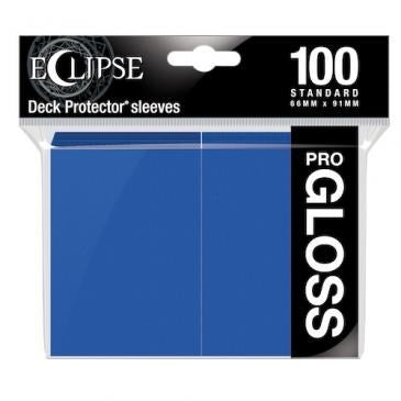 Image for PRO-Gloss Eclipse Standard Deck Protector Sleeves - Pacific Blue (100-Pack) - Card Sleeves