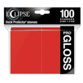 Image for PRO-Gloss Eclipse Standard Deck Protector Sleeves - Apple Red (100-Pack) - Card Sleeves