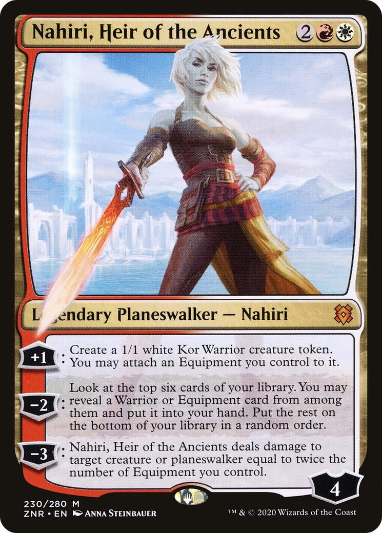 Image for Nahiri, Heir of the Ancients (230) (Zendikar Rising) - Magic: The Gathering