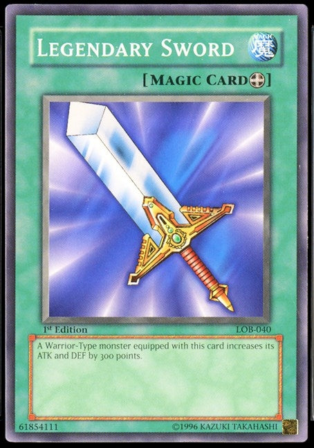 Image for Legendary Sword (LOB-040) (LOB) - YuGiOh