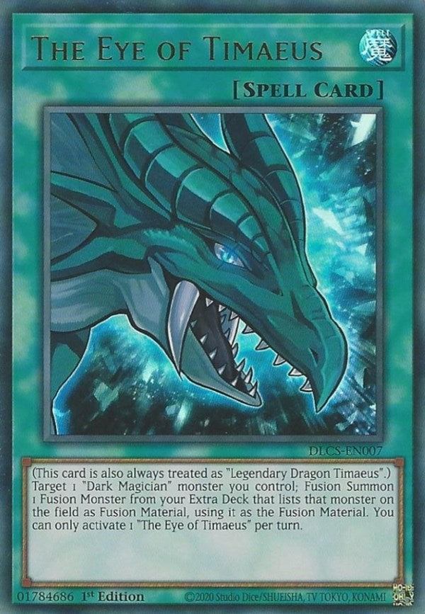 Image for The Eye of Timaeus (DLCS-EN007) (DLCS) - YuGiOh