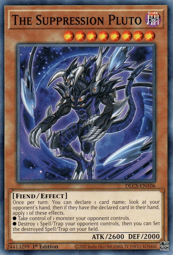 Image for The Suppression Pluto (DLCS-EN106) (DLCS) - YuGiOh