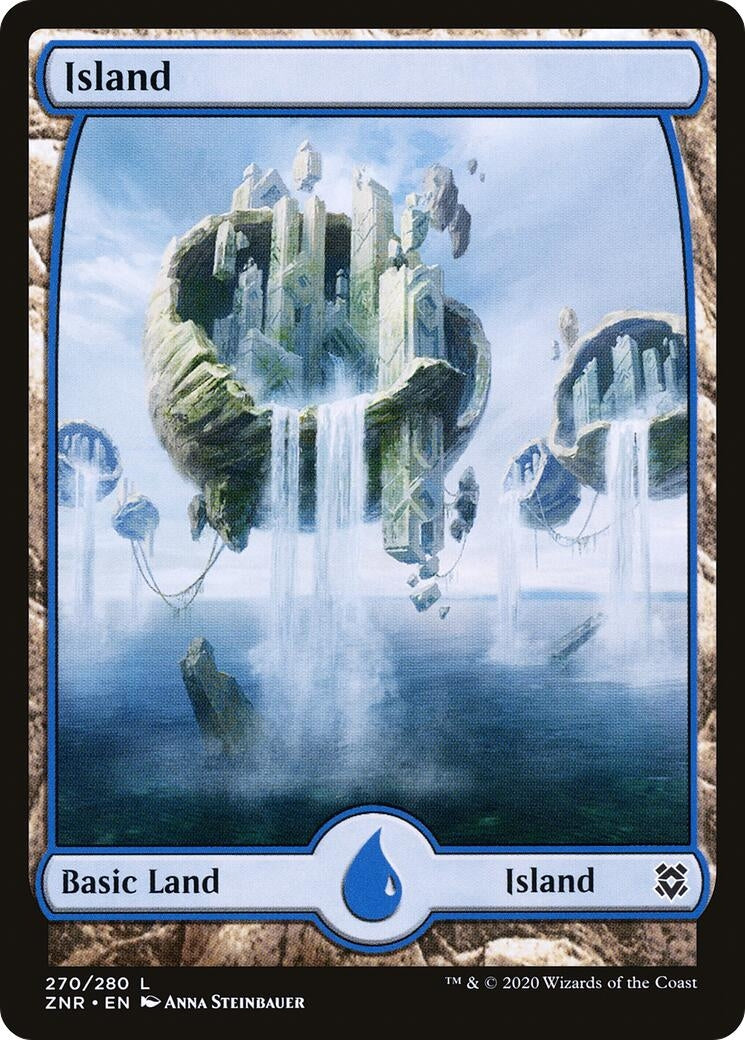 Image for Island (270) - Full Art (270) (Zendikar Rising) - Magic: The Gathering