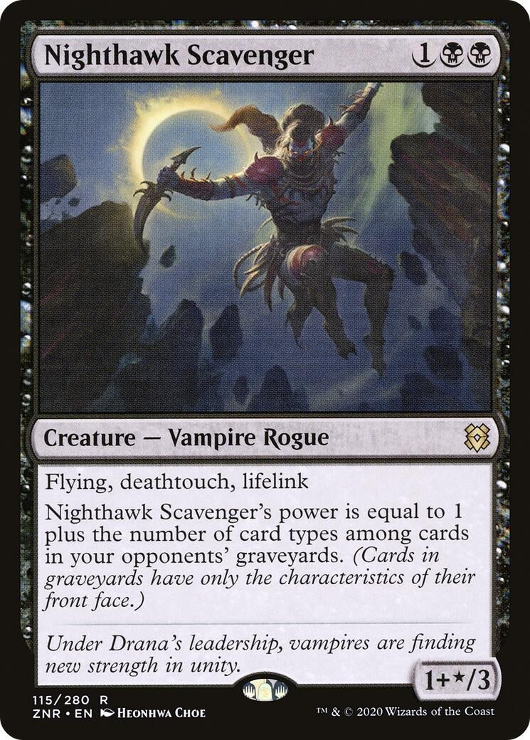 Image for Nighthawk Scavenger (115) (Zendikar Rising) - Magic: The Gathering